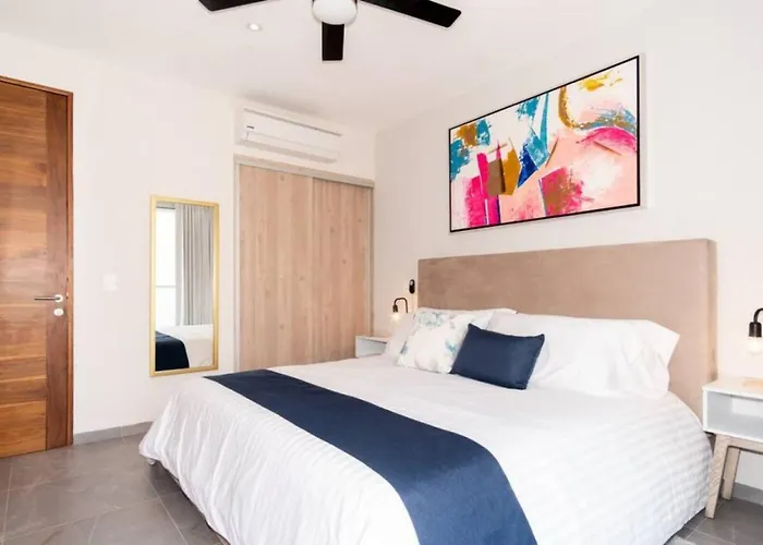 Apartment Stylish 1br Downtown Pool , Gallery, Wifi,spa Playa del Carmen